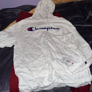 never worn hooded t shirt